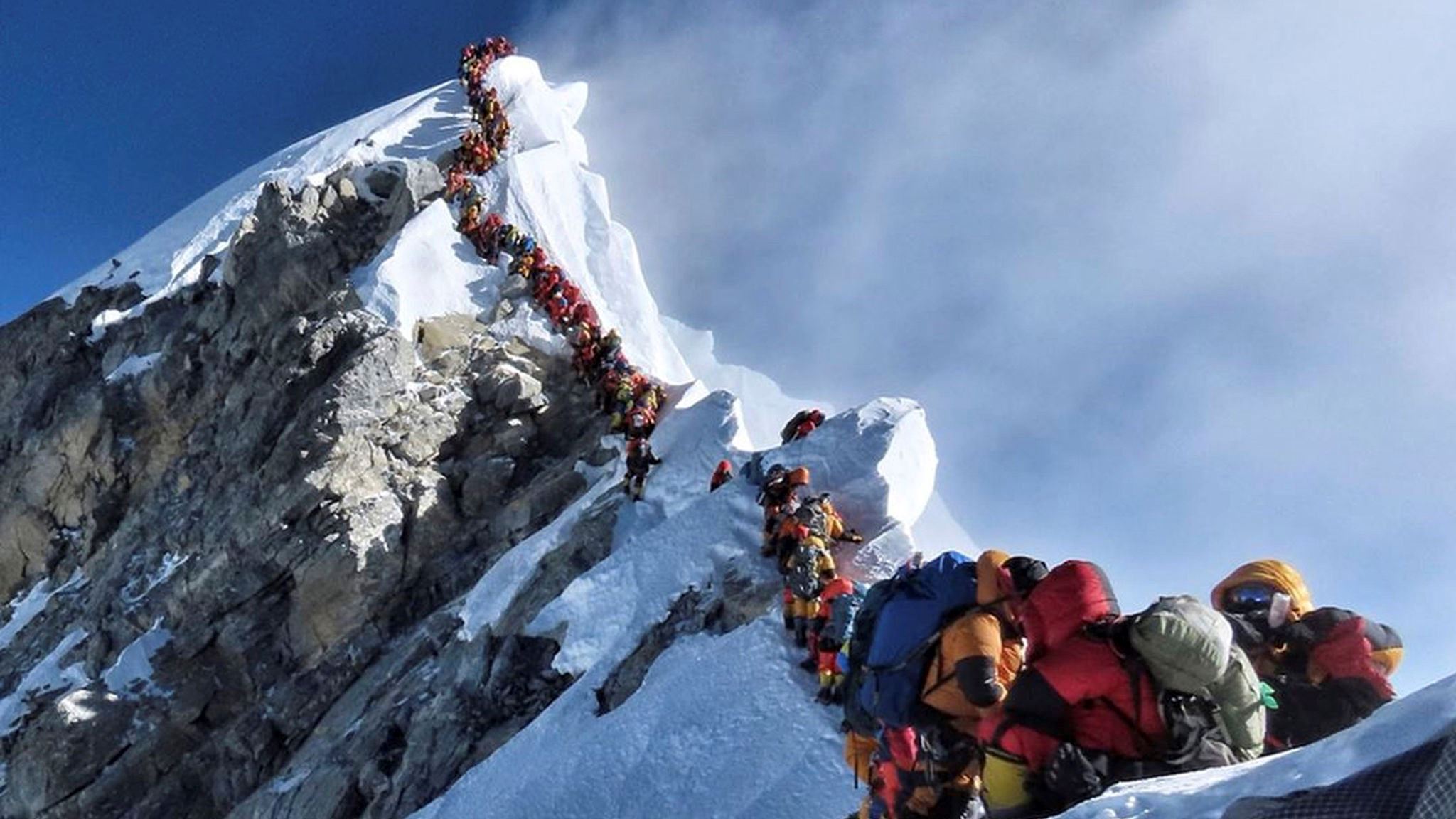 nepal bans photographs of climbers on mt everest due to overcrowding